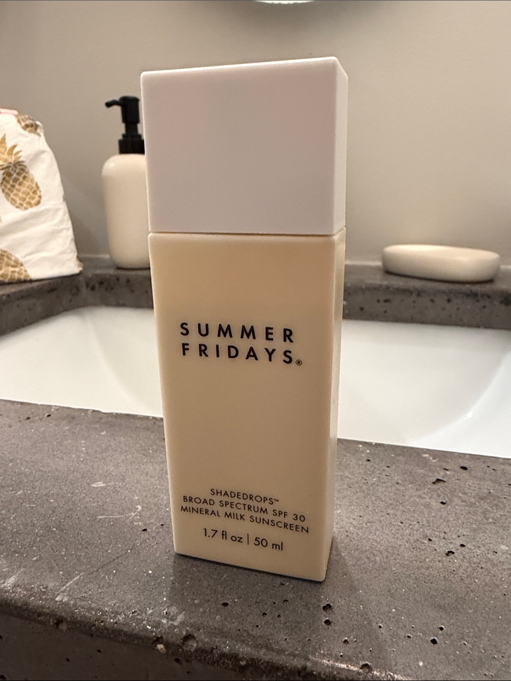 Summer Fridays Shadedrops Mineral Milk Sunscreen
